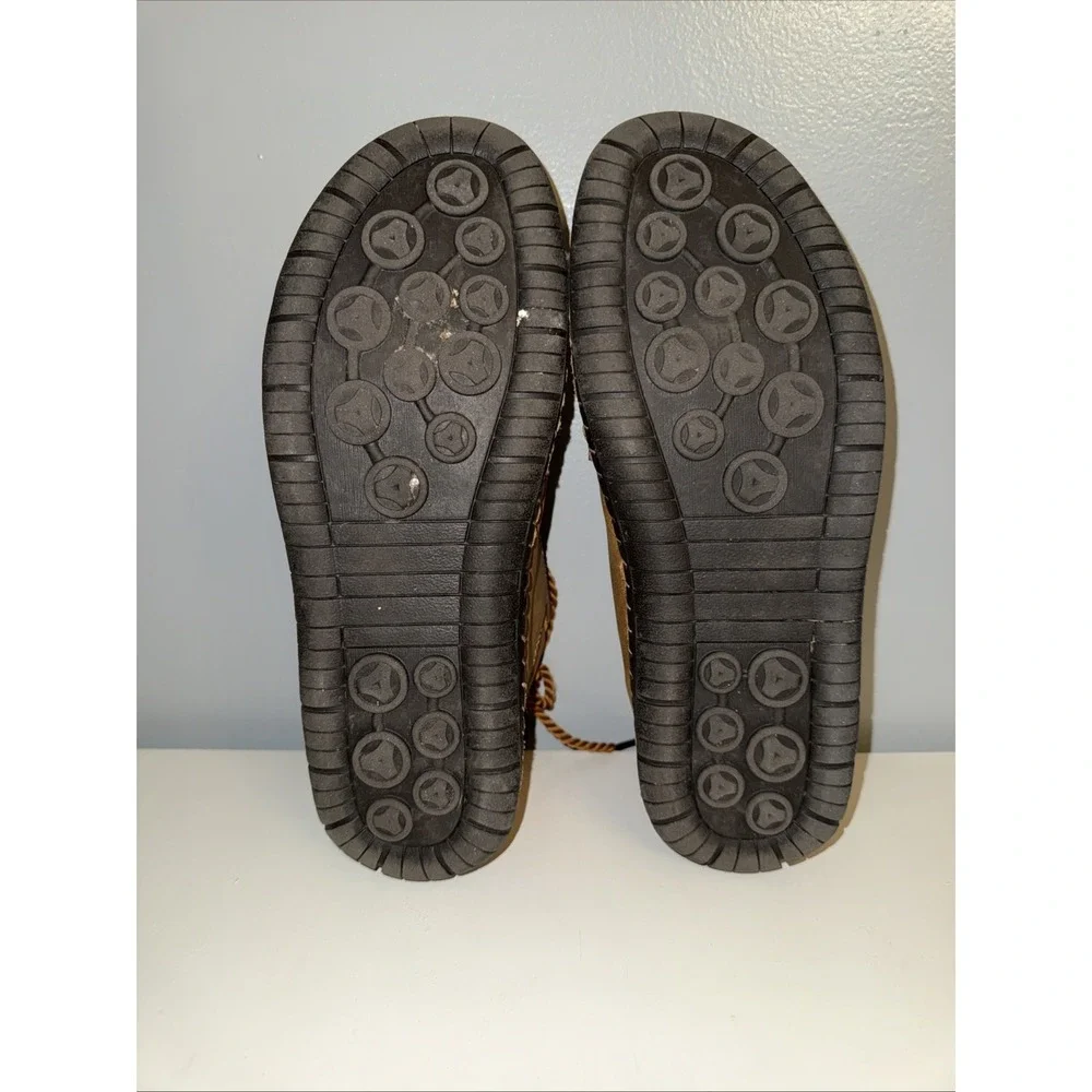 Madixa Kapda-Vintage Leather Boots-Brown Size 10 Hand‎ Stitched Excellent Cond.